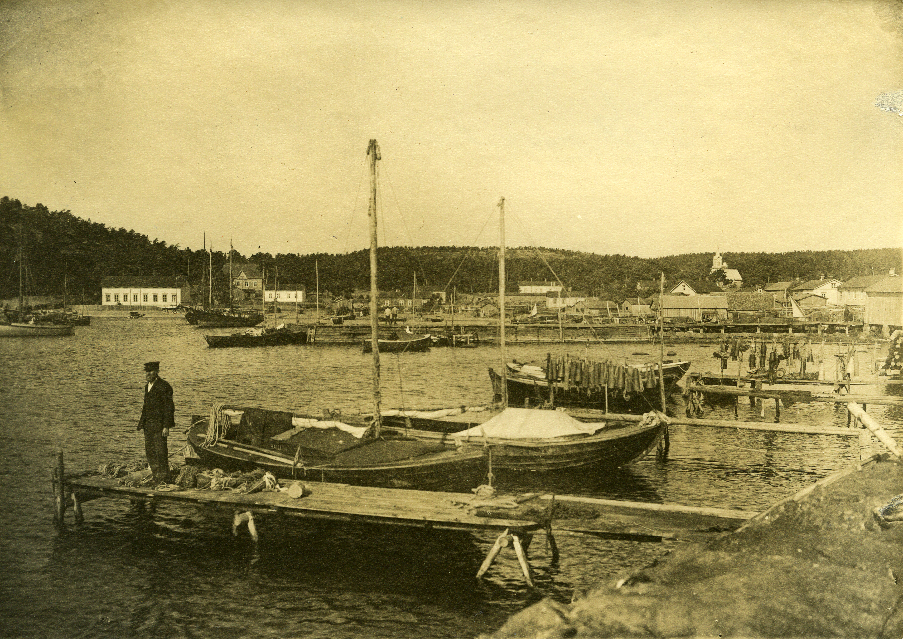 Suurkyl�n satama 1920-luvulla, Kymenlaakson museo